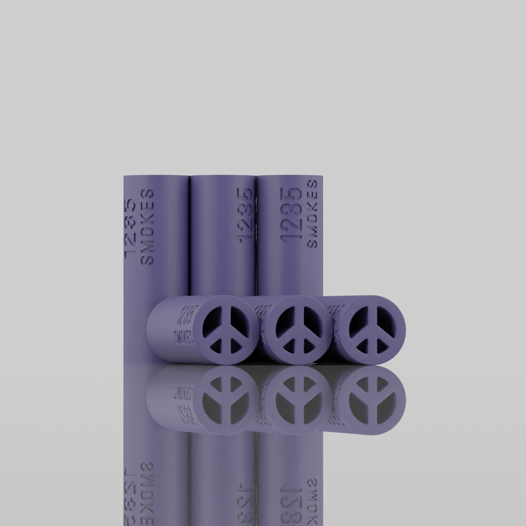 Pack of 3 Filter Tips with Design - 1235 Smokes