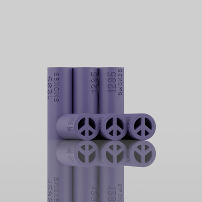 Pack of 3 Filter Tips with Design - 1235 Smokes