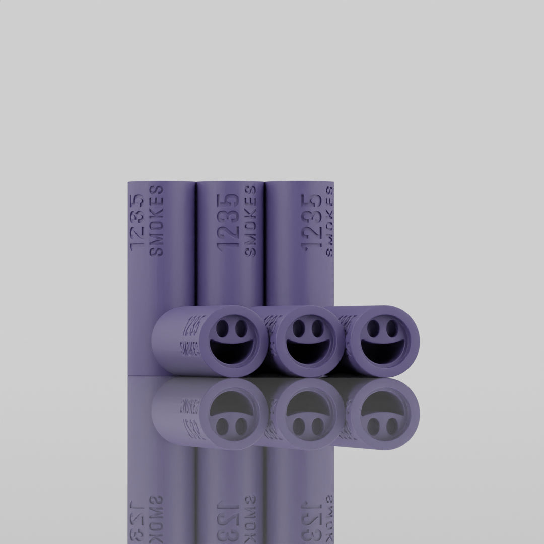 Pack of 3 Filter Tips with Design - 1235 Smokes